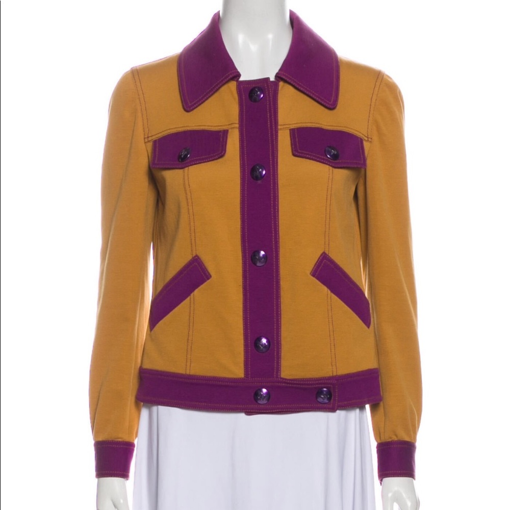 M Missoni Colorblock Pattern Jacket